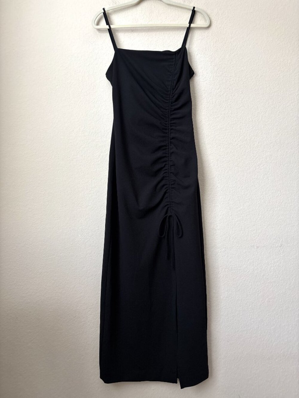 Zara Ruched Side Tie Evening Party LBD Dress Blogger Fav - Picture 10 of 10